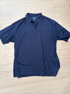 Faconnable Navy Polo size XL